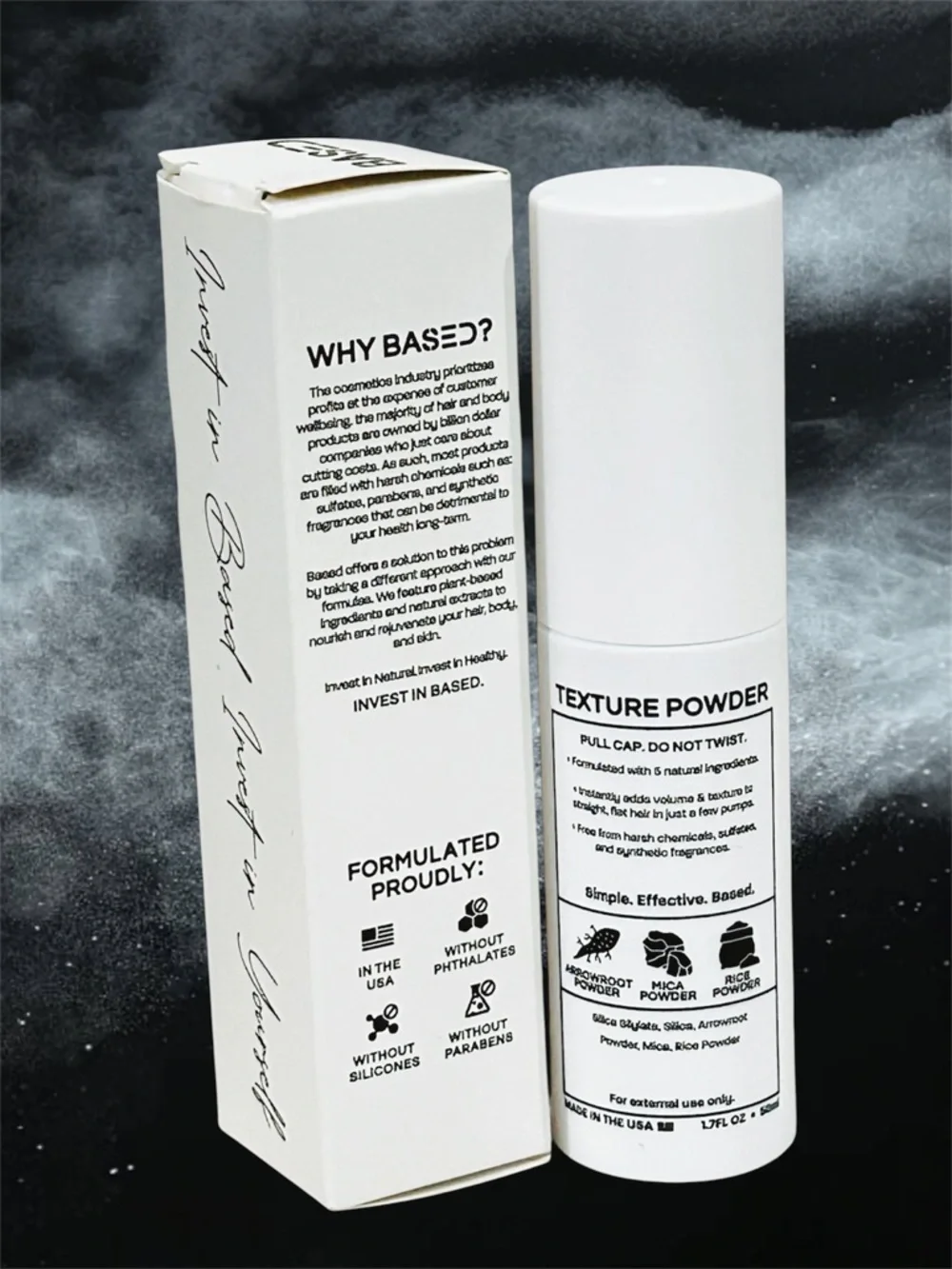 BASED Bodyworks Texture Powder Matte Volume Hair Thickening Spray New In Box